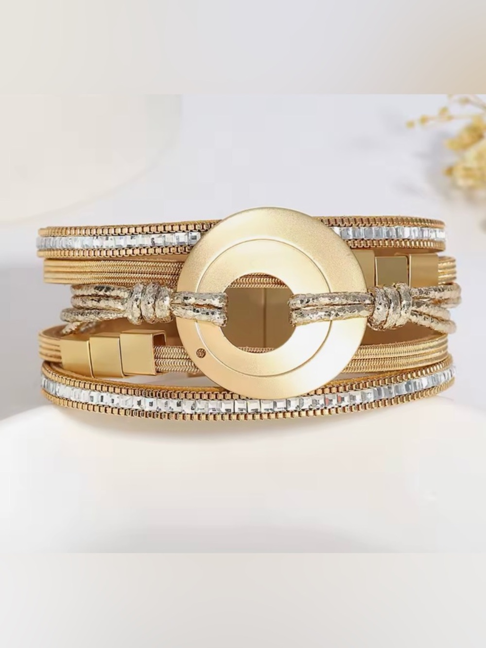 LEATHER BOHO BRACELET